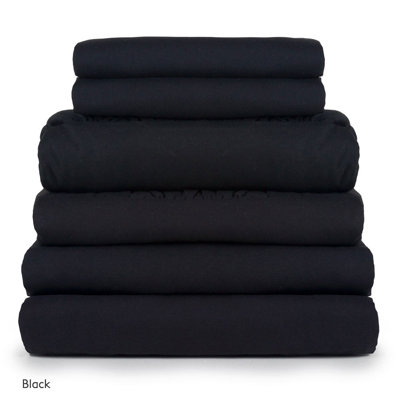Solid Colour Duvet Cover Set with Pillowcases