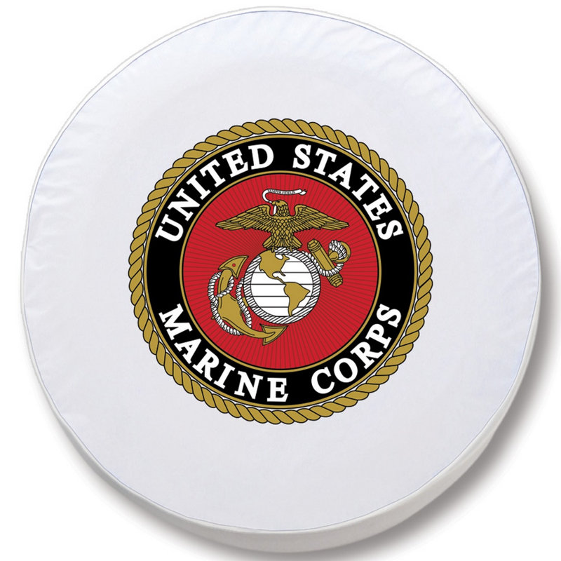 Housse de roue de cravate US Military, Blanc, I, Corps de marine