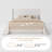 Candler Velvet Upholstered Platform Bed with Wingback Headboard and Wooden Slats-2103532806-2103532804