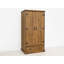 Broussard 2 Door Solid Wood Wardrobe