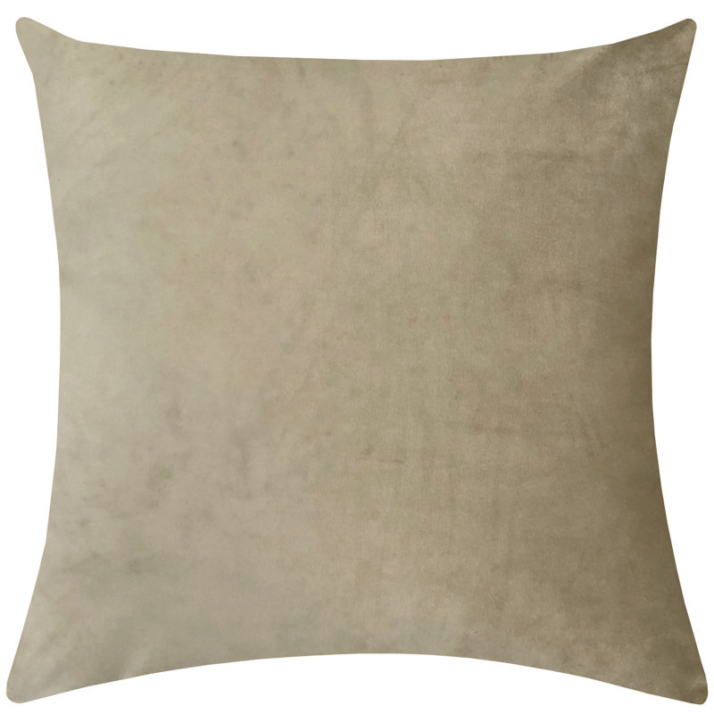 Jacobson Plaid Square Pillow Cover & Insert, Mocha