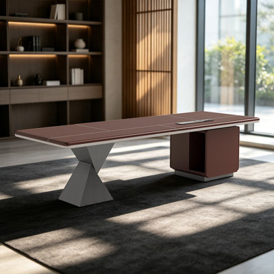 Stainless Steel Executive Desk
