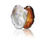SeaTile 4" x 4" Natural Shell Listello/Border Tile in White Mother of Pearl