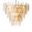 Chandelier Rhombus Antique Brass Finish