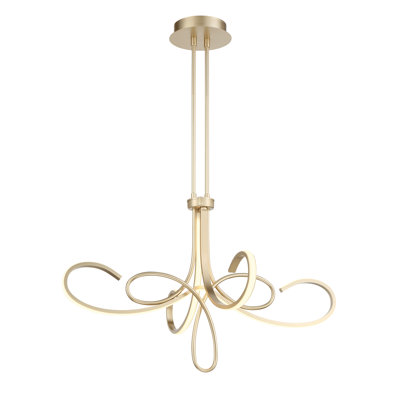 Fayette Dimmable LED Geometric Chandelier