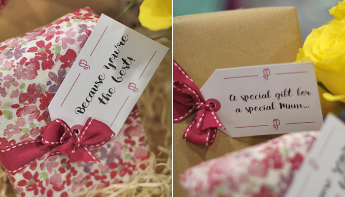 Show your mum how much she means to you with these sentimental gift tags