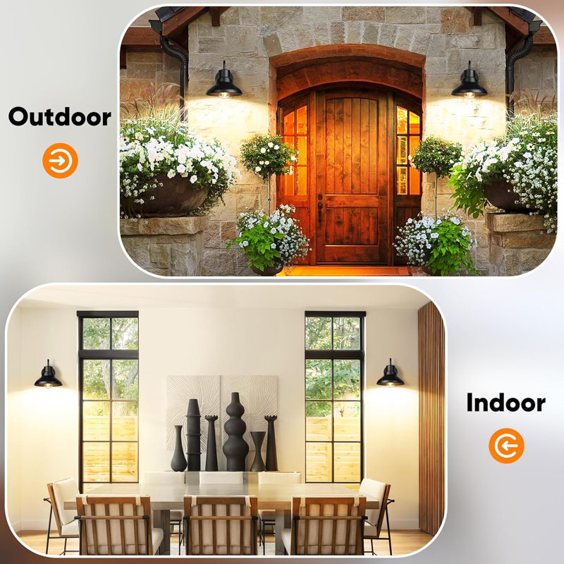 Appliques murales d'extérieur 2Pack Farmhouse