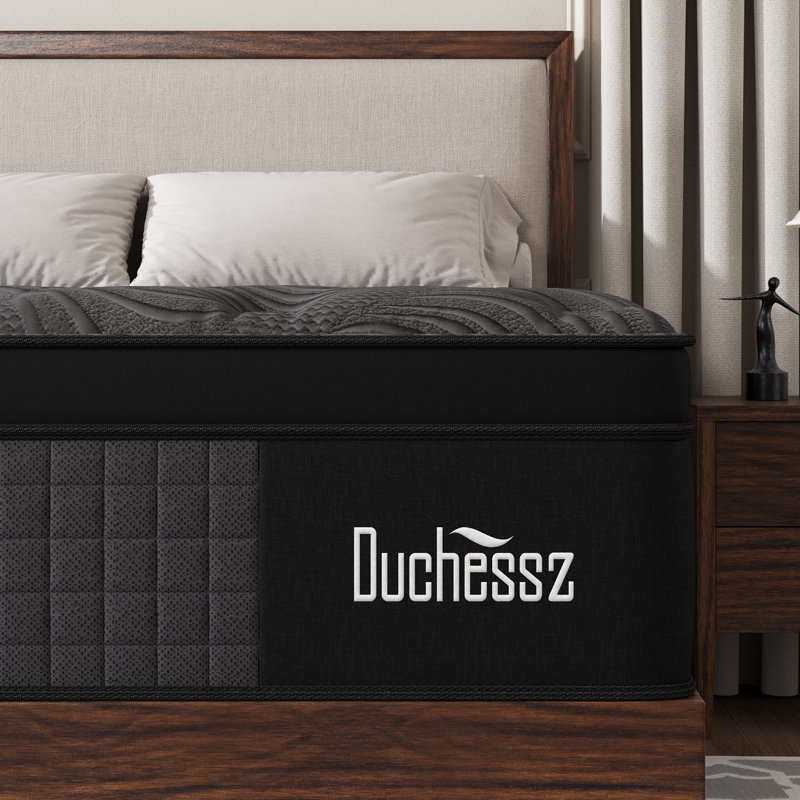 12''/14'' Twin Full Queen King Medium Firm Hybrid Mattress with Cooling Gel Memory Foam, Pocket Spring Support, Mattress in a Box