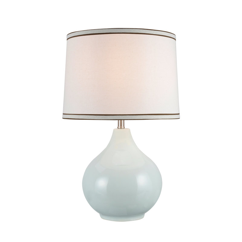 Brashear Ceramic Table Lamp Lamp, Off White