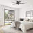 52" Graceshire 5 - Blade LED Flush Mount Ceiling Fan with Remote Control and Light Kit Included-88069712