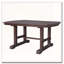 Ensemble de table de salle à manger 6 pièces, avec 4 chaises d'appoint rembourrées et banc-1666990523