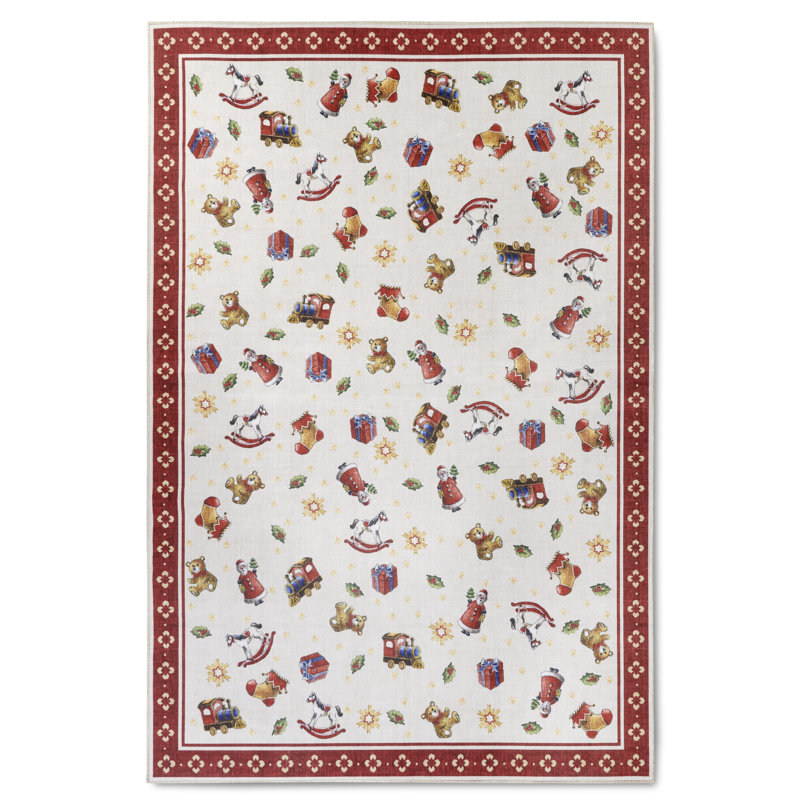 Toy`s Delight Area Rug, Multi-colored Red, Rectangular 160 x 230cm