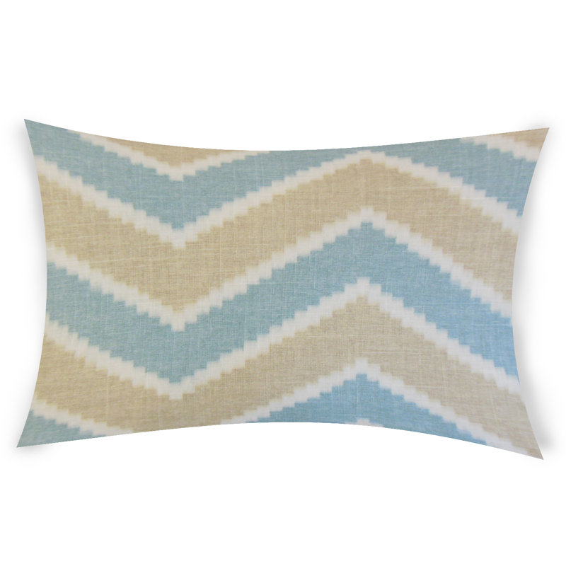 Linen Lumbar Pillow Cover & Insert, Gray, 12" H x 18" W