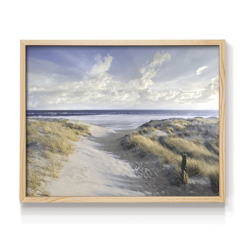 Aisle Marker -Framed Print - Restickable, Natural, 22" H x 28" W