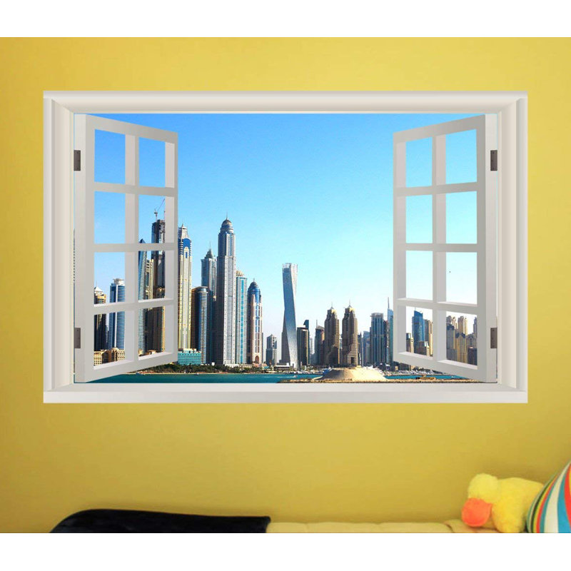 Scenic & Cityscapes Wall Decal, 16" H x 24" W