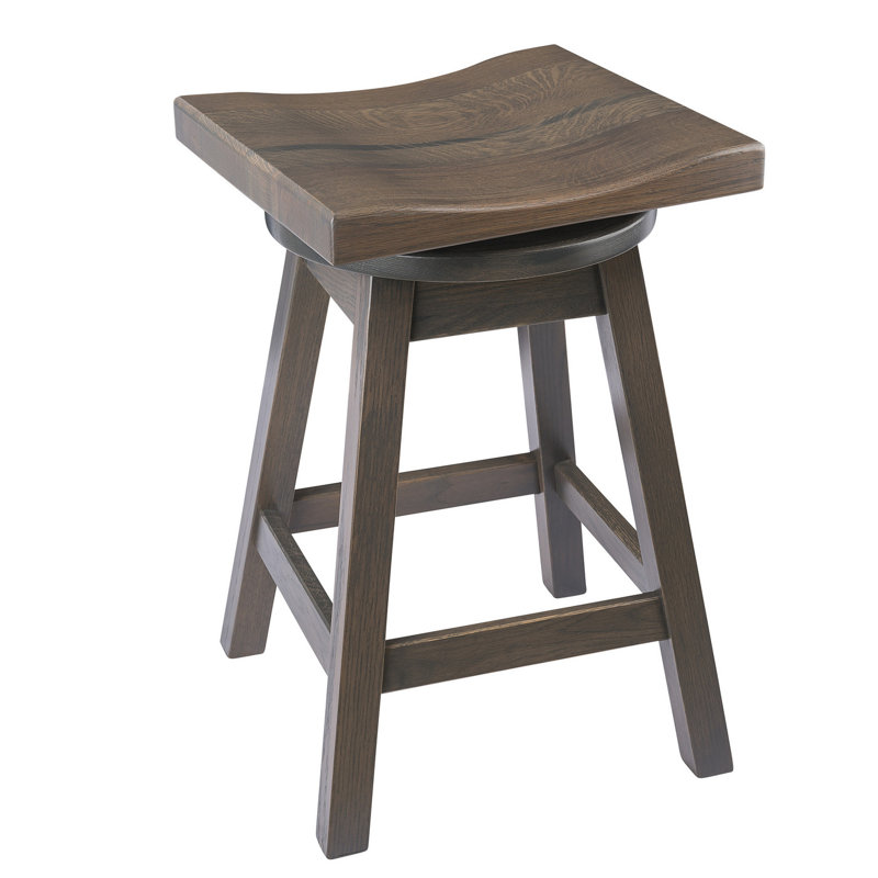 Tabouret de bar et de comptoir Candleick, Ardoise antique, Tabouret de bar (assise de 30 po de hauteur)