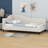 L-Shaped Daybed, With Solid Wood Legs-793598809