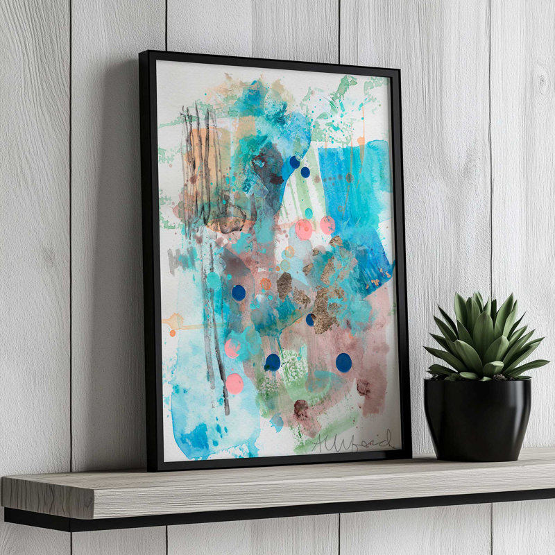 Glory Abstracts V by Allison Ford Art Print, 30" H x 20" W, Single Picture Framed Print without Mat, White