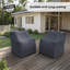 Housses de chaise de patio en métal Argirios