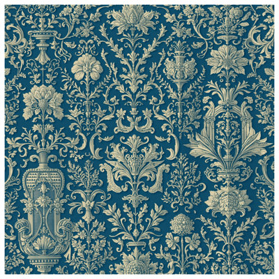 Intricate Floral Damask Comforter
