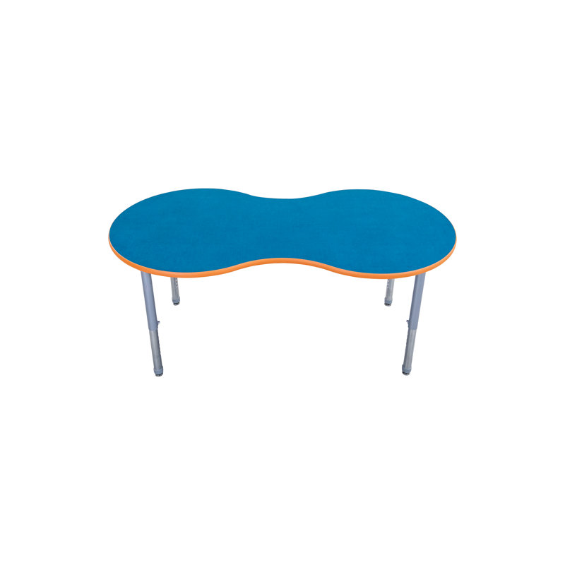 Collaborative Learning Table With Deluxe Legs - Peanut