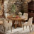 47 Inch Wood Dining Table Round Dining Table (Just 1Pcs Dining Table)-1290617956