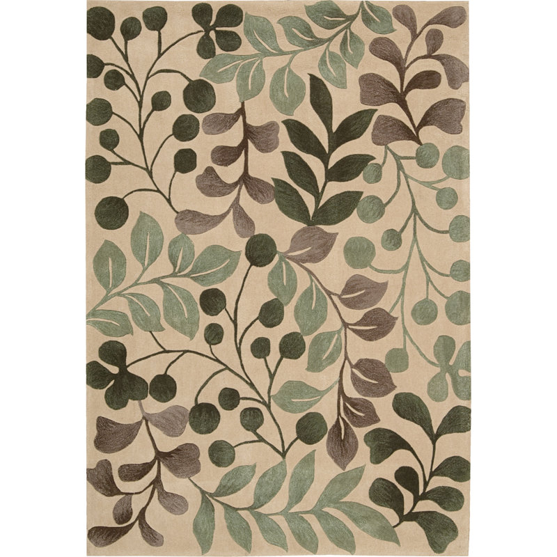 Brittni Floral Indoor Rug, Rectangle 7'3" x 9'3"
