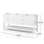 Meuble-lavabo 73 po avec plateau en marbre et lavabos doubles en céramique, 4 tiroirs, tablette ouverte-1312094428