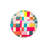 Multi Color Mixed Abstract Geometric Pattern Fringed Modern Decorative Machine Washable Area Rug-1203258264