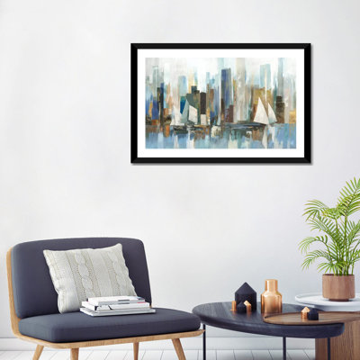"Boats de The Shoreline" par Allison Pearce, reproduction d’art