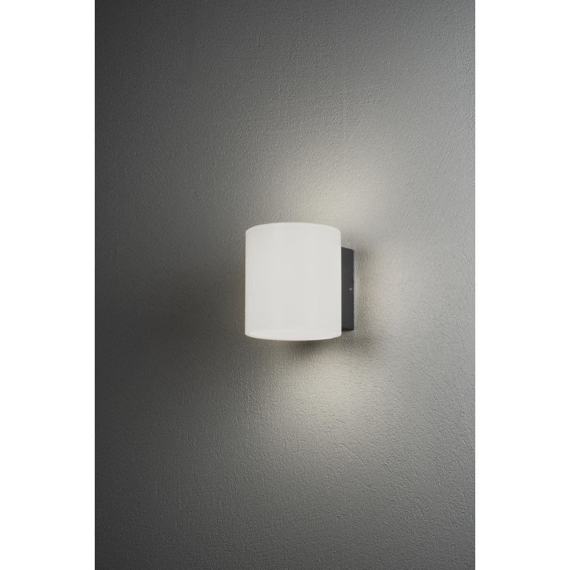 Anthracite Integrated LED Outdoor Wall Lantern