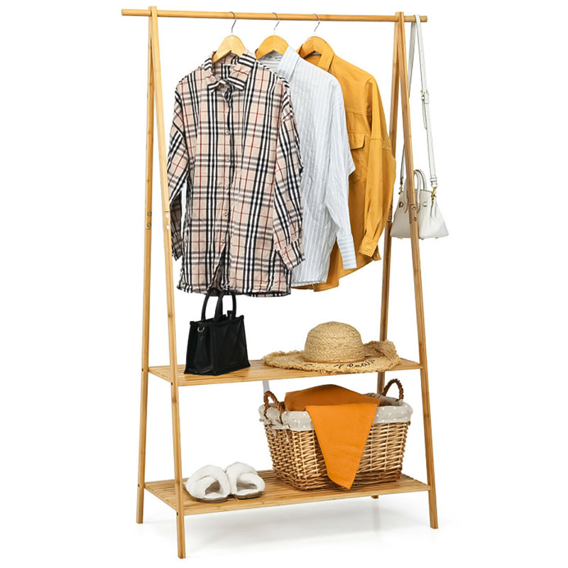 Portant à vêtements en bambou Jard