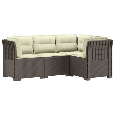 62 cm W Patio Sofa with Cushions