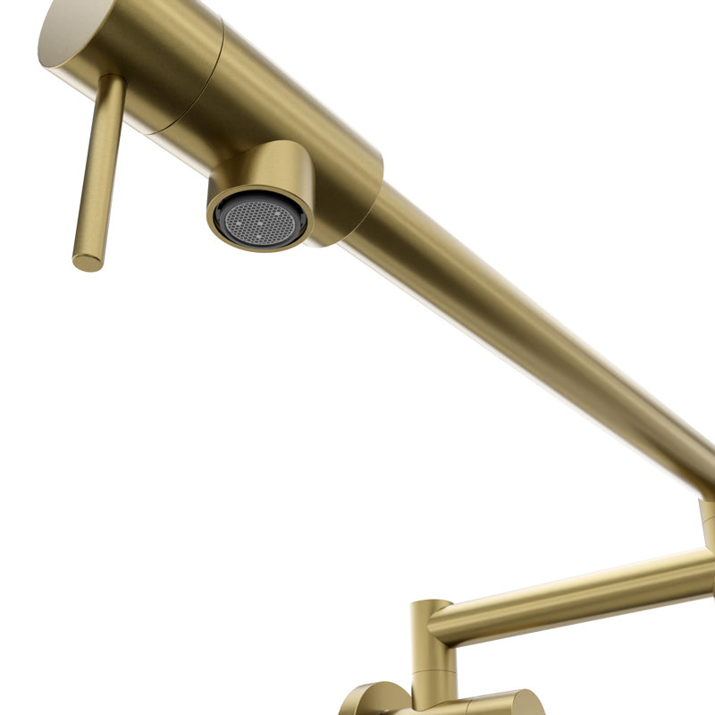ZLINE Gemini Pot Filler, Champagne Bronze
