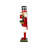 Kurt Adler 15-Inch Red, White and Black Nutcracker with Gift Box and Wreath