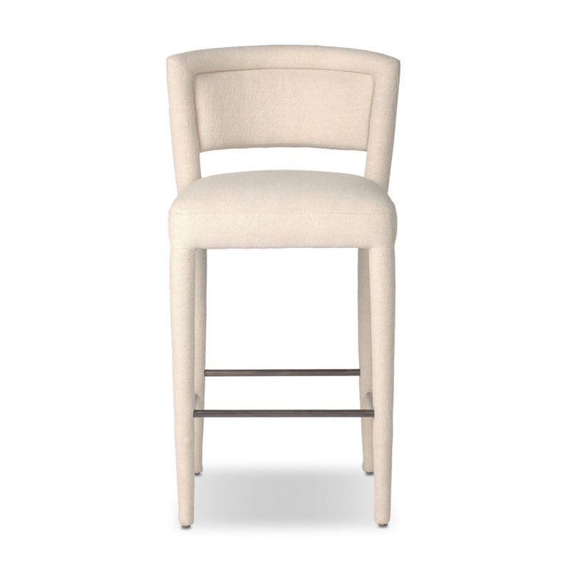 Beverly Stool-Crypton Wayfarer Snow-Bar, Crypton Wayfarer Snow, Counter Stool (27.5" Seat Height)