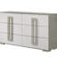 Olivia Contemporary Style 6- Drawer Dresser Made With Wood