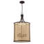 Luminaire suspendu cylindrique à 4 lumières Rehoboth