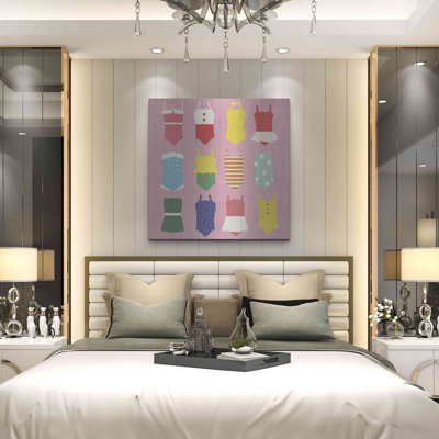 Lark Manor ™ «Bathing Suits Galore» par Ann Kelle Designs, art mural en métal