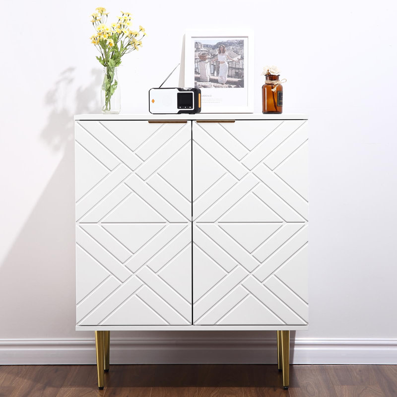 Buffet de cuisine, buffet de 29 po, Blanc