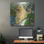  «Golden Retriever» par Gale Pitt, art mural en métal, 36 po x 36 po