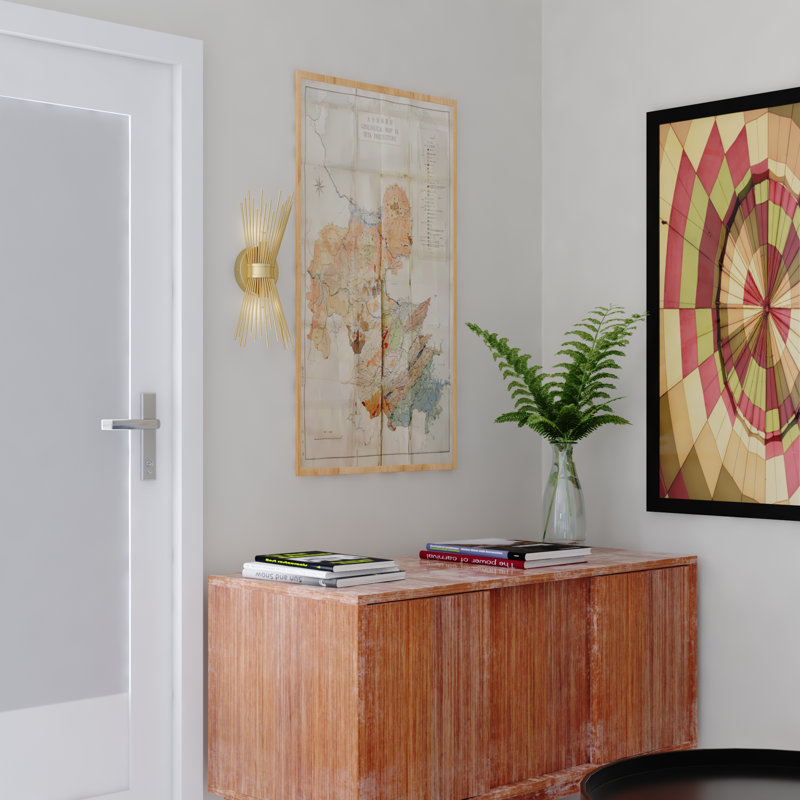 Karissa Steel Candle Wall Light