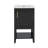 20 Inches Bathroom Vanity With Storage Rack, Open Shelf
