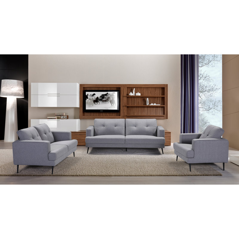 Fauteuil capitonné l 33,5 po Sely