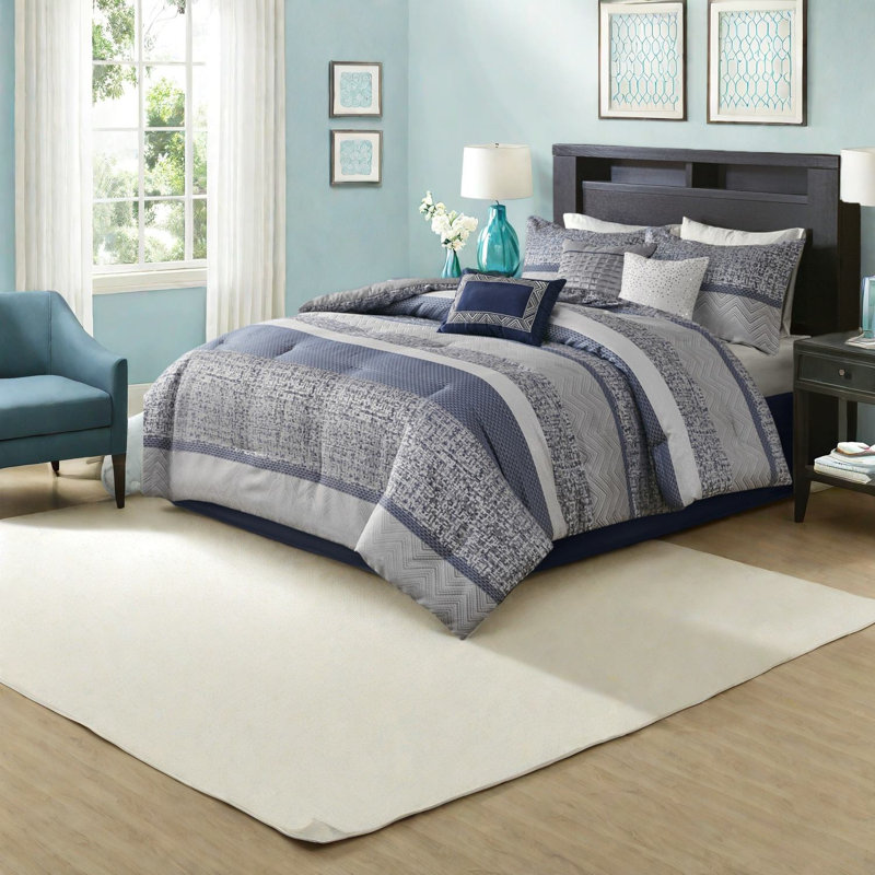 Luxury Bedding Sets King Polyester Jacquard Transitional Home Comfort