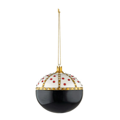 Re Coccinello 3.35'' Porcelain Ball Ornament