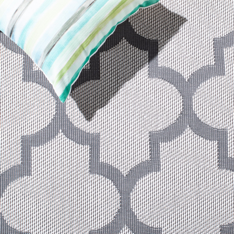 Murielle Performance Machine Washable Geometric Indoor/Outdoor Area Rug, Runner 2' x 8'