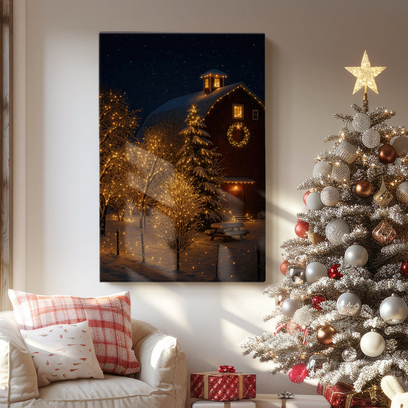 Candlelit Candle Carol-Premium Gallery Wrapped Canvas