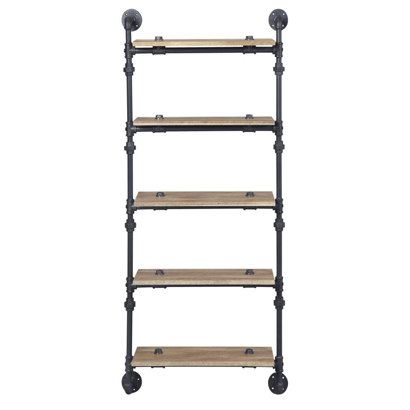 Tablette murale 5 niveaux Oak, H 59,57 po x l 28,57 po x P 9,57 po