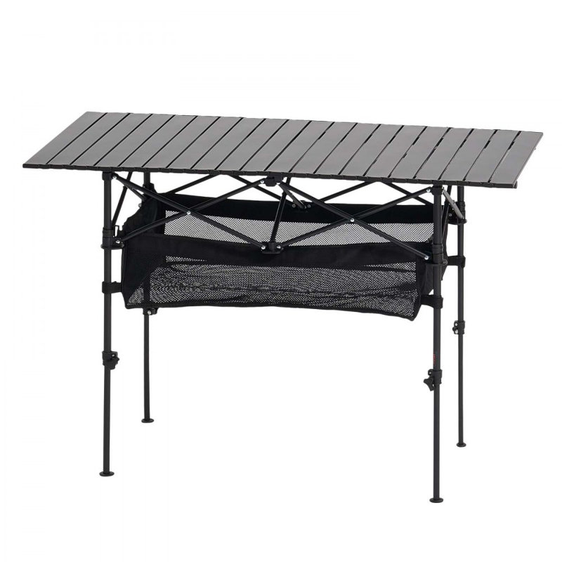 Table de camping pliante en aluminium